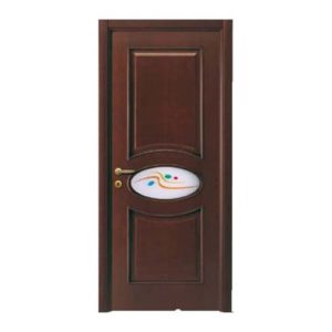 Porta Vetri Decorati Ovale 01